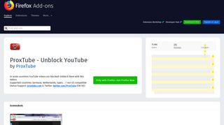 
                            9. ProxTube - Unblock YouTube – Get this Extension for ? Firefox (en-US)