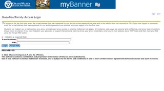 
                            4. (Proxy) Access Login - Banner - Grand Valley State University