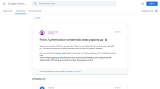 
                            2. Proxy Authentication credentials keep popping up - Google Product ...