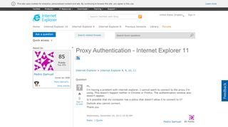 
                            1. Proxy Authentication - Internet Explorer 11 - Microsoft
