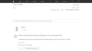 
                            5. Proxy authentication keep asking for user… - Apple Community