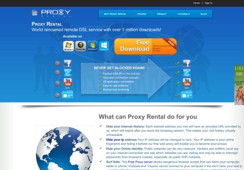 
                            3. Proxy Rental