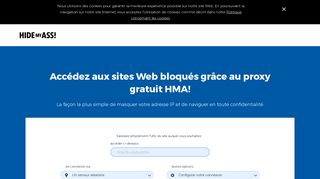 
                            4. Proxy Web gratuit | Navigation anonyme | Hide My Ass!