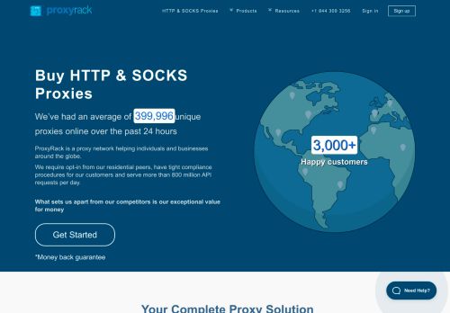 
                            7. ProxyRack: Buy Proxies HTTP & SOCKS Proxies