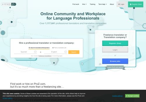 
                            2. ProZ.com: Freelance translators & Translation companies