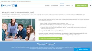 
                            10. Prozubi für Lehrerinnen und Lehrer • Prozubi.de