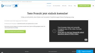 
                            4. Prozubi jetzt gratis testen! • Prozubi.de
