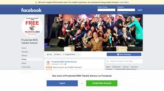 
                            12. Prudential BSN Takaful Advisor - Posts | Facebook