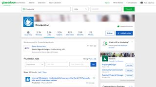 
                            12. Prudential Jobs | Glassdoor