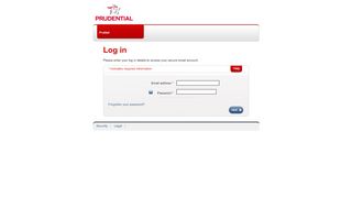 
                            9. Prudential - PruMail: PruMail - Log in