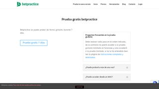 
                            6. Prueba Gratis 7 dias | Betpractice Betting Software