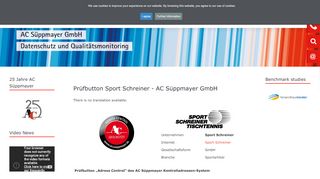 
                            7. Prüfbutton Sport Schreiner - AC Süppmayer GmbH