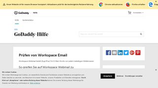 
                            3. Prüfen von Workspace Email | GoDaddy-Hilfe CH