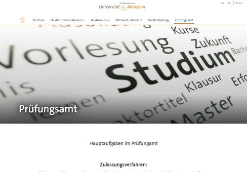 
                            1. Prüfungsamt — Studium - Universität der Bundeswehr München