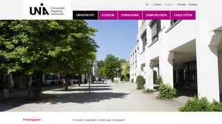 
                            4. Prüfungsamt - Universität Augsburg