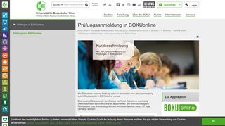
                            5. Prüfungsanmeldung in BOKUonline::Zentraler Informatikdienst und ...