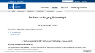 
                            4. Prüfungsanmeldung – Leibniz Universität Hannover