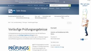 
                            3. Prüfungsergebnisse Online - IHK Halle-Dessau