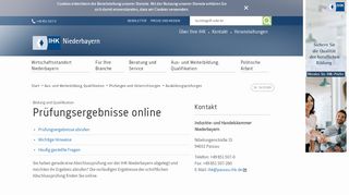 
                            7. Prüfungsergebnisse online - IHK Niederbayern