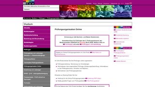 
                            4. Prüfungsorganisation Online — Studium