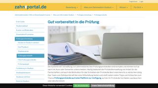 
                            6. Prüfungsprotokolle: Zahniportal.de