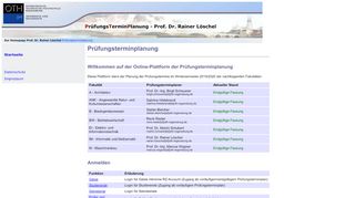 
                            7. Prüfungsterminplanung an der OTH Regensburg