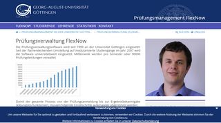 
                            12. Prüfungsverwaltung (FlexNow) - Georg-August-Universität Göttingen