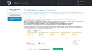 
                            10. Przedmiotowa diagnoza z Nową Erą - dlanauczyciela.pl