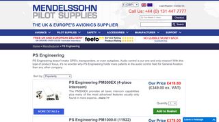 
                            9. PS Engineering | Mendelssohns Pilot Supplies
