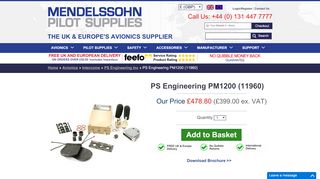 
                            10. PS Engineering PM1200 (11960) - Mendelssohn Pilot Supplies