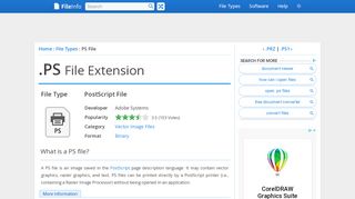 
                            8. PS File Extension - What is a .ps file and how do I open it?