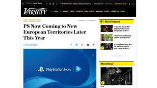 
                            8. PS Now Coming to New European Territories Later This Year – Variety