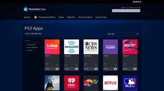 
                            4. PS3 Apps | Official PlayStation™Store US