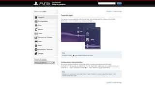 
                            5. PS3™ | Fazendo login - Playstation.net