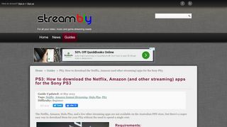 
                            11. PS3: How to download the Netflix, Amazon (and other streaming) apps ...