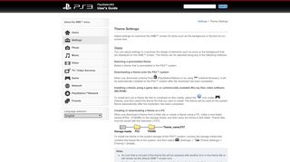
                            3. PS3™ | Theme Settings - Playstation.net