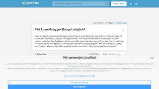 
                            1. PS4 Anmeldung per Hotspot möglich? (Internet, Playstation 4 ...