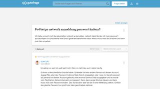 
                            11. Ps4 bei ps network anmeldung passwort ändern? (Computer) - Gutefrage