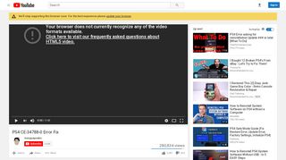 
                            9. PS4 CE-34788-0 Error Fix - YouTube
