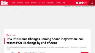 
                            13. PS4 PSN Name Change: Good News, PlayStation leak teases PSN ID ...