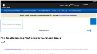 
                            4. PS4: Troubleshooting PlayStation Network Login Issues