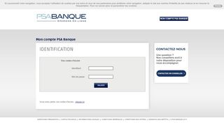 
                            8. PSA Banque - Mon compte PSA Banque