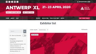 
                            12. PSA Breakbulk nv - Exhibitor catalogue / Antwerp XL 2019, Antwerp ...