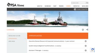 
                            12. PSA Marine - Opportunities