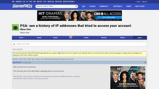 
                            10. PSA: see a history of IP addresses that tried to access your account ...