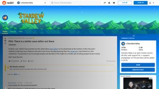 
                            7. PSA: There is a better save editor out there : StardewValley - Reddit