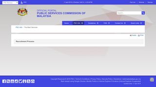 
                            5. PSC Official Portal - SPA