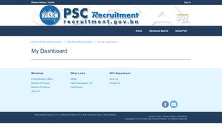 
                            4. PSC Recruitment System My Job Applications