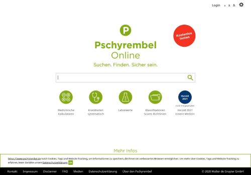
                            1. Pschyrembel Online