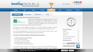 
                            6. PSD Bank Berlin-Brandenburg PSD TerminGeld | BankingCheck.de